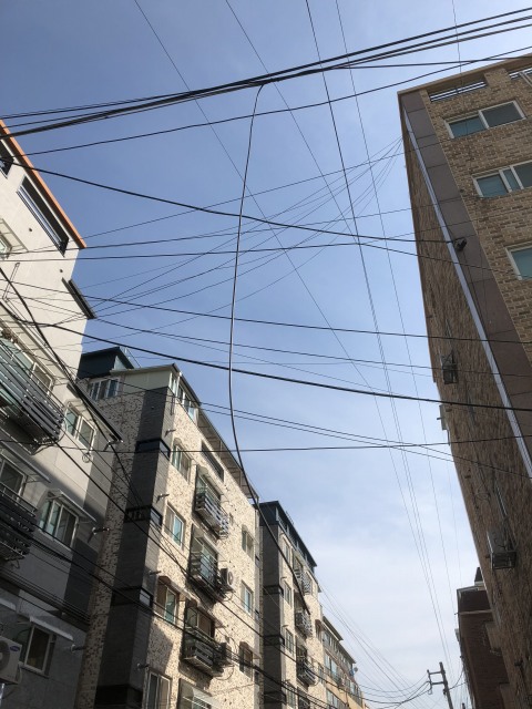 韓国 電線